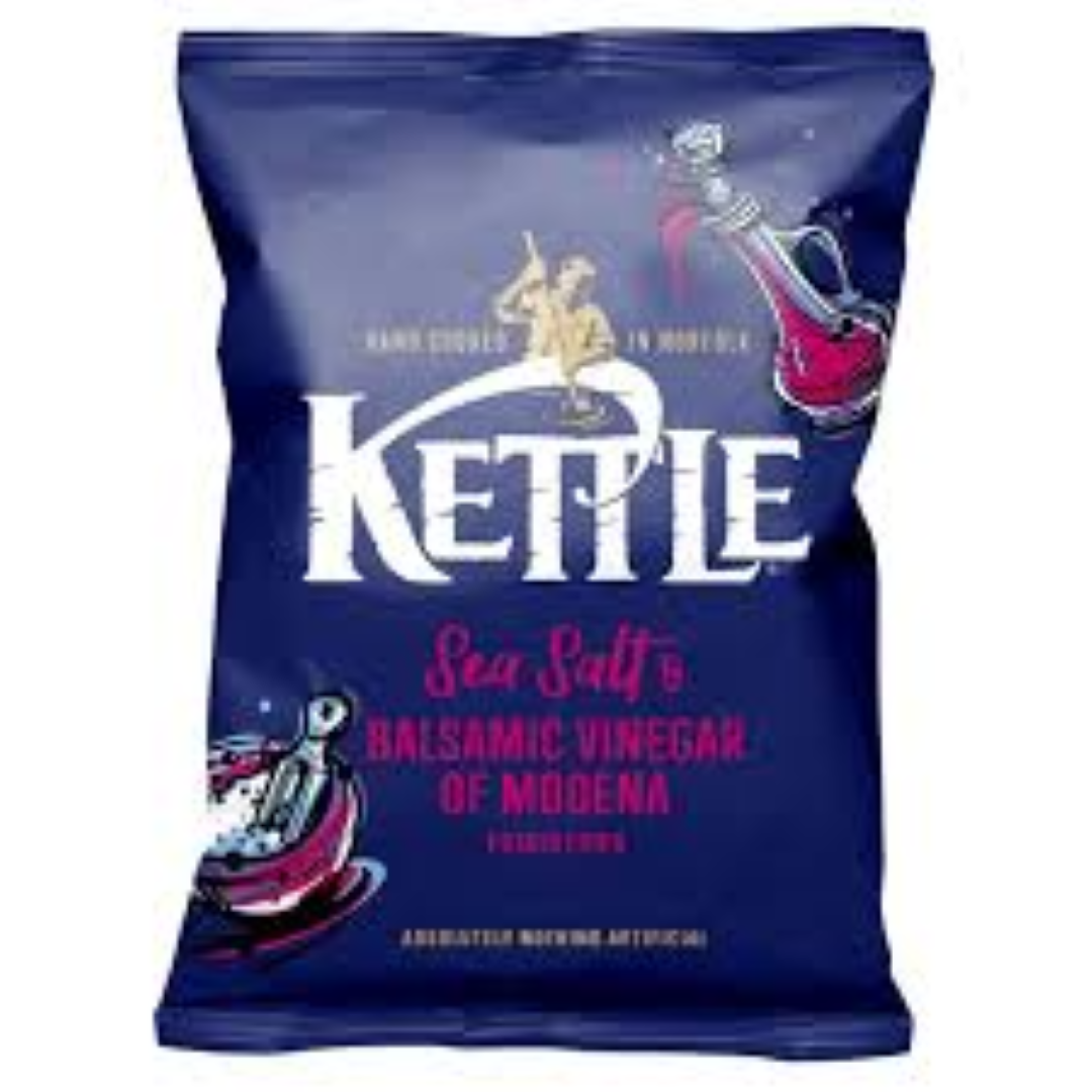 KETTLE CHIPS SEA SALT & BALSAMIC 150G